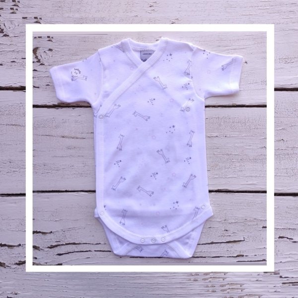Body BABIDU manga corta rosa Giraffes