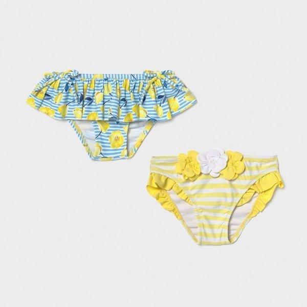 Pack 2 culetines bebé niña MAYORAL con estampado y apliques