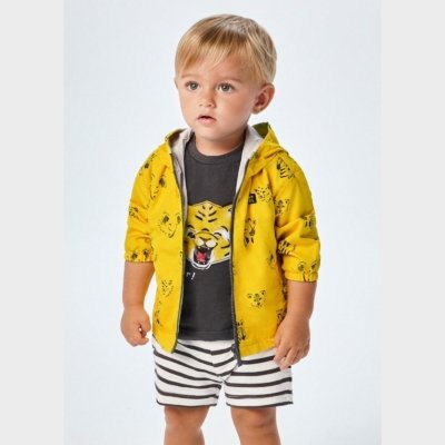 Imagen Bermuda bebé niño MAYORAL 22-01230-069 de punto y rayas Besties regaliz 1