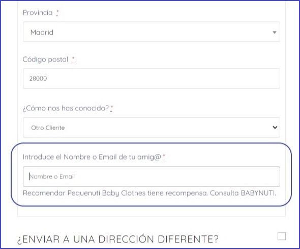 Imagen Paso 2 Invita a un amigo a Pequenuti Baby Clothes v1