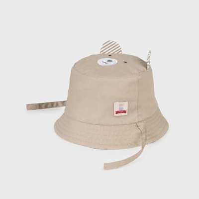 Imagen Gorro bebé MAYORAL 23-09600-029 reversible y apliques infantiles crepe 1