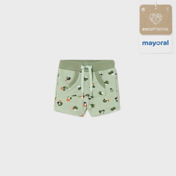 Pantalón corto bebé MAYORAL Ecofriends de algodón estampado