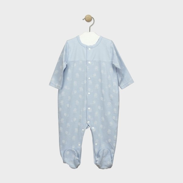 Pelele enterizo bebé BABIDU cuello bebé con estampado lions