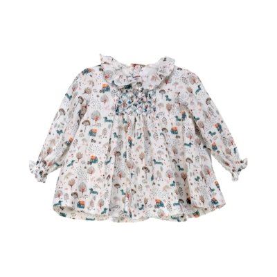 Imagen-Vestido-estampado-de-bebe-nina-TARTALETA-B3092VB309-con-ranita-bordado-a-mano-crudo-1.jpg