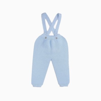 Imagen-Pantalón-de-niño-BABIDU-20684-de-punto-con-tirantes-celeste-1