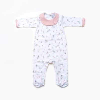Imagen-Pelele-enterizo-de-bebé-BABIDU-13194-estampado-con-cuello-redondo-rosa-1