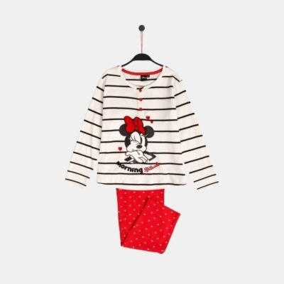 Imagen Pijama niña de manga larga DISNEY 60630-0 Minnie Mouse Morning Rituals 1